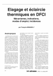 Elagage et éclaircie thermiques en DFCI