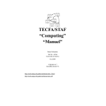 TECFA/STAF “Computing” “Manuel”