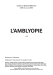 L`AMBLYOPIE