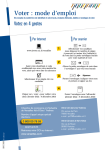 Voter : mode d`emploi