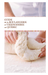 GUIDE de la BOULANGERIE et VIENNOISERIE au QU&Eacute;BEC