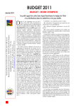 Analyse du budget de la PJJ 2011 - Snpes-Pjj-Fsu