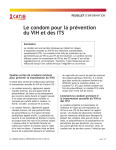 Le condom pour la prévention du VIH et des ITS