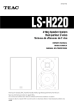 2-Way Speaker System Haut-parleur 2 voies Sistema de altavoces