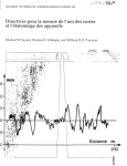 Directives pour la mesure de `uni des routes et 1`