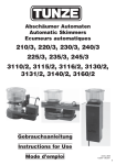 Absch&auml;umer Automaten Automatic Skimmers Ecumeurs