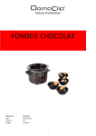 FONDUE CHOCOLAT - Tavulesprix.com