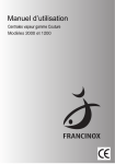 FRANCINOX Manuel d`utilisation - Euroflex
