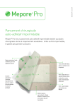 Pansement chirurgicale auto-adh&eacute;sif imperm&eacute;able