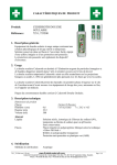 CARACT&Eacute;RISTIQUES DU PRODUIT Produit