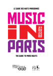 Télécharger le guide Music IN Paris 2013-2014