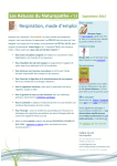 Les astuces du mois de septembre 2012 : Respiration, mode d`emploi