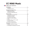 CC 9060 Music Manual FR