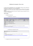 Utilisation de la messagerie &laquo; Passe et suit &raquo;