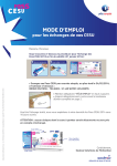 MODE D`EMPLOI pour les &eacute;changes de vos CESU