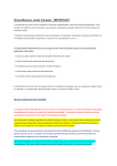 &Eacute;chauffement, mode d`emploi IMPORTANT