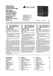 Mode d`emploi - Camille Bauer Metrawatt AG