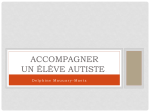Accompagner un enfant autiste