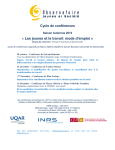 &laquo; Les jeunes et le travail: mode d`emploi &raquo;