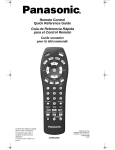 Remote Control Quick Reference Guide Guía de