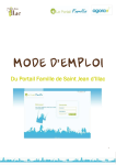 Mode d`emploi du Portail Familles