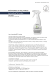 Informations sur les produits