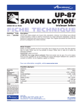 UP-87 SAVON LOTION