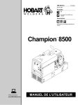 Champion 8500 - Hobart Welders