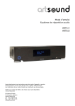 Mode d`emploi Syst&egrave;me de r&eacute;partition audio ART5.4