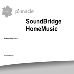 SoundBridge HomeMusic - produktinfo.conrad.com