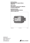 Betriebsanleitung Messumformer für Frequenz