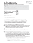 la vérification des appareils électriques