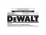 1-800-4-DEWALT &bull; www.dewalt.com