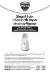 SteamInhaler Inhalador de Vapor InhalateurVapeur
