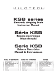 KSB series Série KSB Serie KSB
