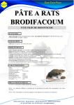 PÂTE A RATS BRODIFACOUM