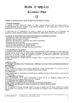 Mode d`emploi Silano-Pen
