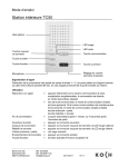 TC:Bus/ Mode d`emploi Station int&eacute;rieure TC50
