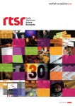 RappoRt de gestion 2010 - Radio Télévision Suisse Romande