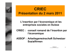 CRIEC pr&eacute;sentation