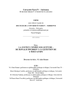 Titre de la thèse - Université Paris