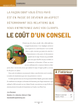 LE CO&Ucirc;T D`UN CONSEIL