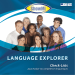 LANGUAGE EXPLORER Check-Lists