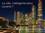 La ville: intelligente et/ou ouverte ?