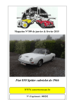Fiat 850 Spider cabriolet de 1966