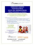 FORMATION COMPLÈTE POUR ÉDUCATRICES