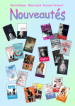 catalogue des nouveaut&eacute;s de la section adultes.
