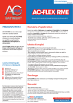 PRESENTATION domaine d`application Mode d`emploi Stockage