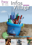 Infos Village - Septembre 2013 - Paray-Vieille