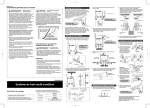 Notice d`utilisation Shimano V-Brake (Deore XT)